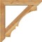 Ekena Millwork Balboa Slat Rough Sawn Bracket w/ Offset Brace, Western Red Cedar, 6"W x 34"D x 34"H BKT0604X34X34BOA06RWR - alternate 2